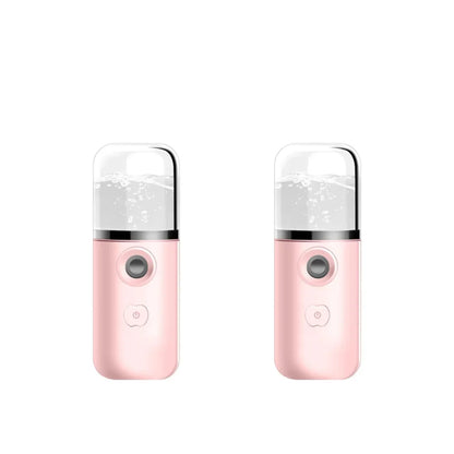 Nanomister Lashes Sprayer Nebulizer Machine For Eyelashes Mini Face Steamer Sprayer Portable Hydrating Nanometer Mist Nebulizer