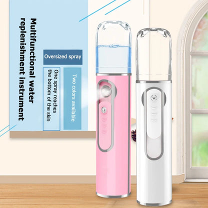 Nanomister Lashes Sprayer Nebulizer Machine For Eyelashes Mini Face Steamer Sprayer Portable Hydrating Nanometer Mist Nebulizer