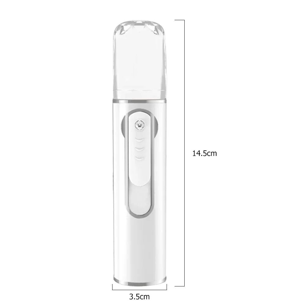 Nanomister Lashes Sprayer Nebulizer Machine For Eyelashes Mini Face Steamer Sprayer Portable Hydrating Nanometer Mist Nebulizer